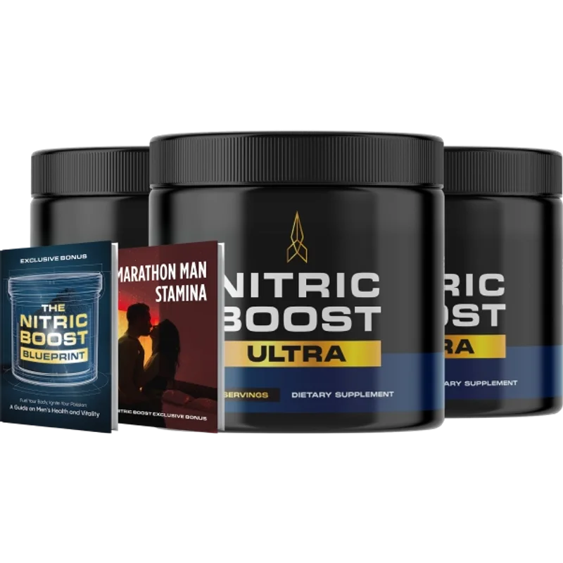 Nitric Boost Ultra Men's Wellness Support — 3 Bottle / 90 Day Pack
